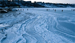 空気のない地球
一年中氷の世界?想像できません